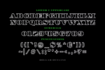 Dollar Outline Font
