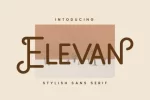 Elevan Font