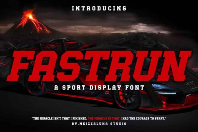 Fastrun Font
