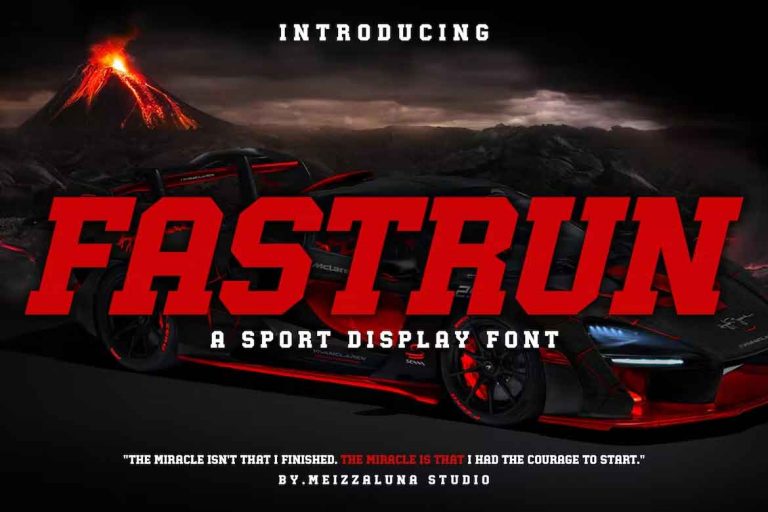 Fastrun Font
