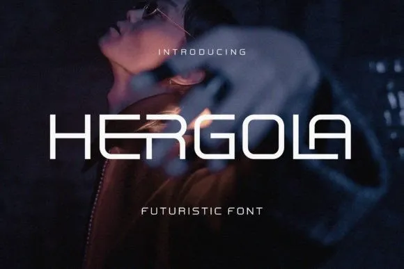Hergola – Futuristic Sans Serif Font