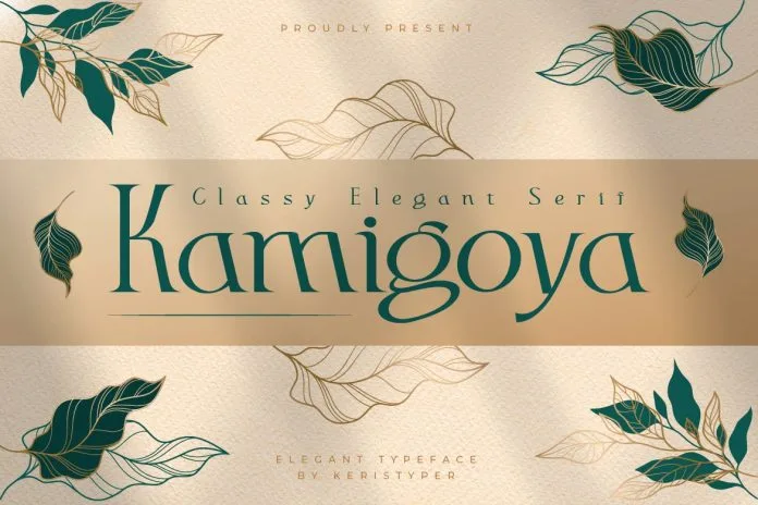 Kamigoya Font