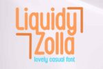 Liquidy Zolla Font
