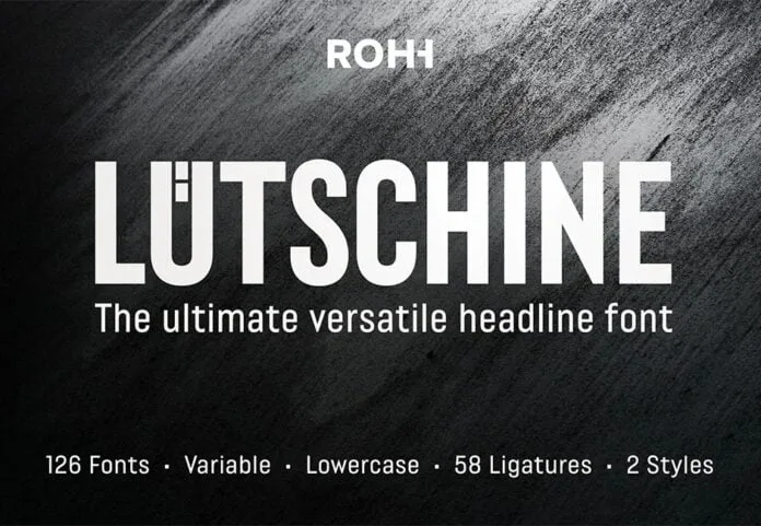 Lütschine Font
