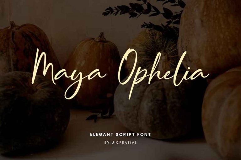 Maya Ophelia Font