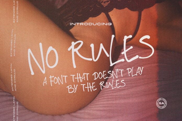 No Rules Font