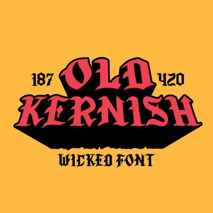 Old Kernish Font
