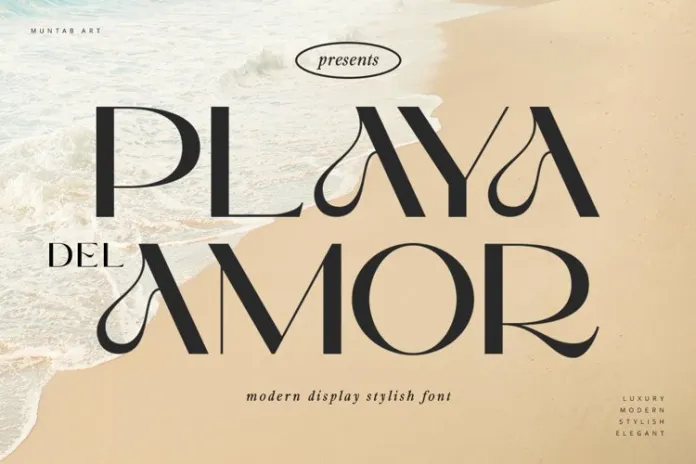 Playa del Amor Stylish Display