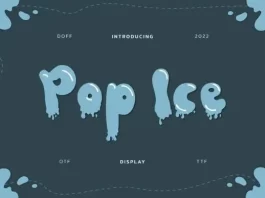 Pop Ice Font