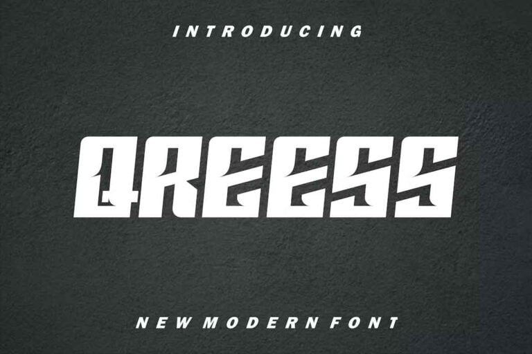 Qreees Font