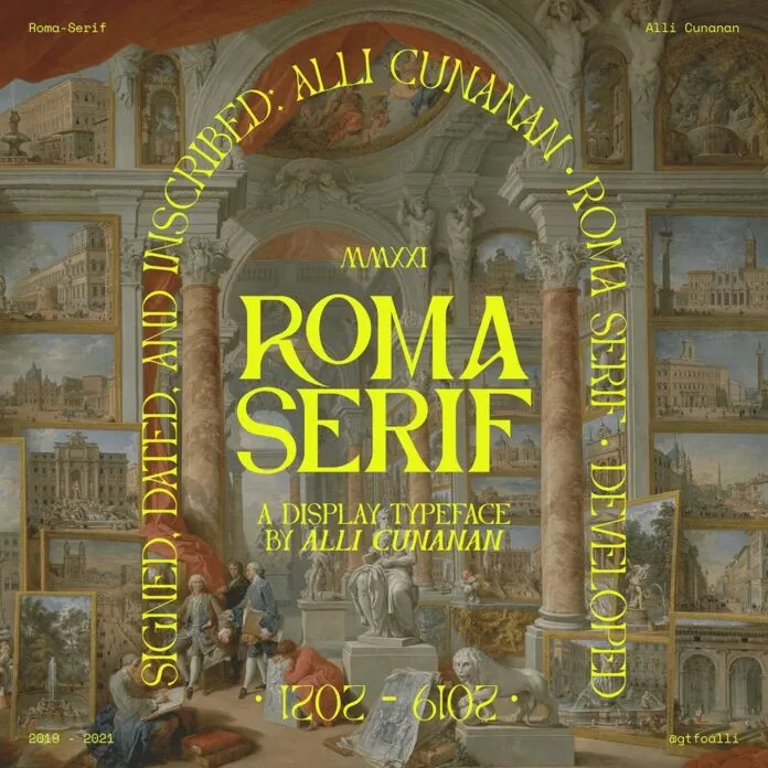 Roma Serif Font