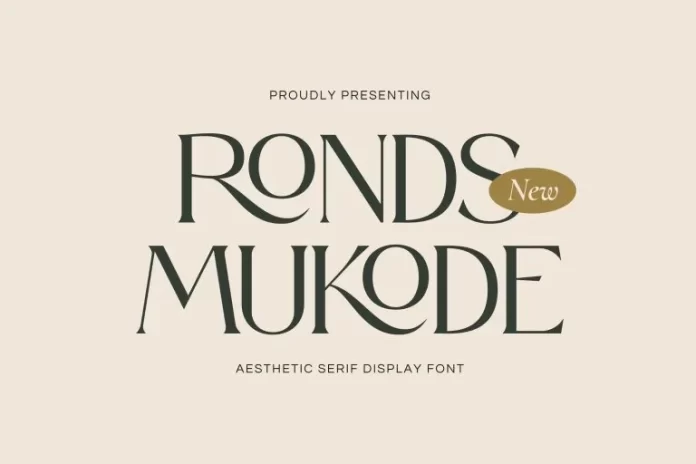 Ronds Mukode Font