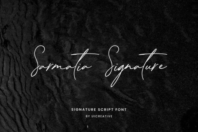 Sarmatia Signature Font
