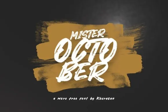 Mister October Font