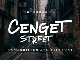 Cenget Street Font