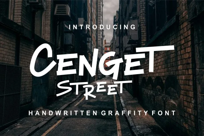 Cenget Street Font