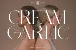 Cream Garlic Font