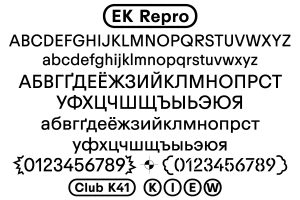 EK Repro Font