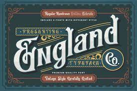 England Co Font Family