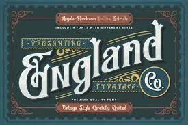 England Co Font Family