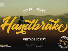 Handbrake Font