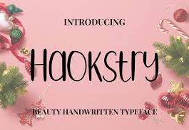 Haokstry - Beauty Handwritten Typeface