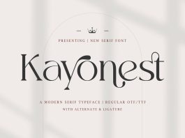 Kayonest Font
