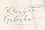 Klasynta Gelisha Font