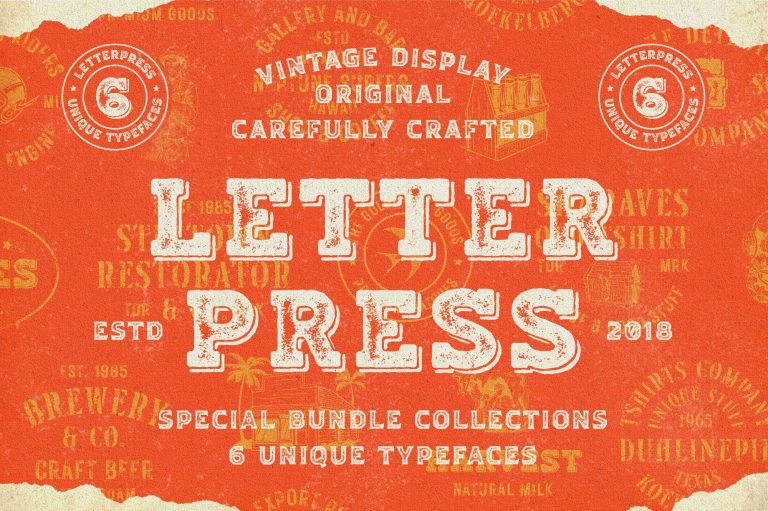 Letterpress Font