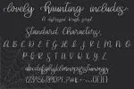 Lovely Haunting - Distressed Brush Script Font