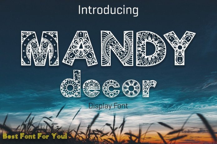 Mandy Decor Font
