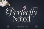 Perfectly Noted Font
