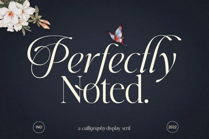 Perfectly Noted Font