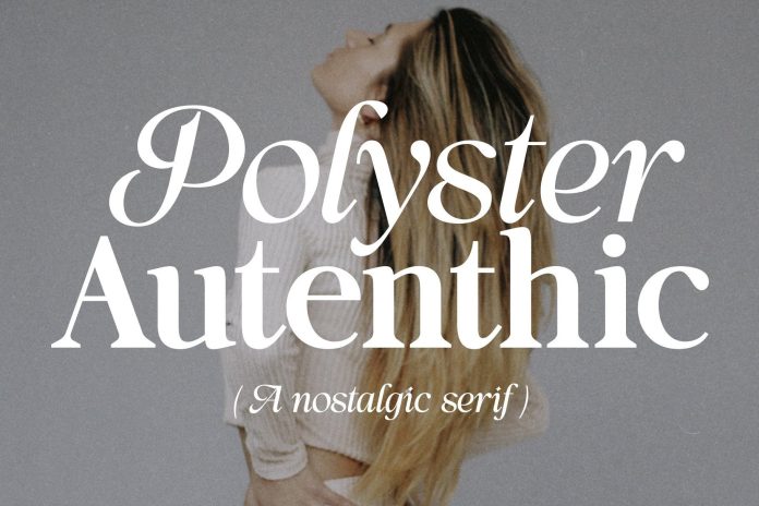 Polyster Authentic Font