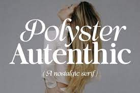Polyster Authentic Duo Font
