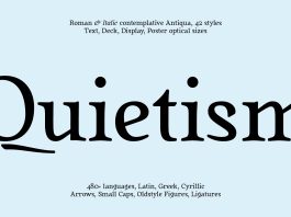 Quietism Font