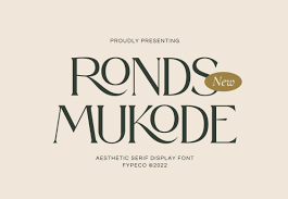 Ronds Mukode Font
