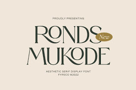 Ronds Mukode Font
