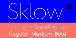 Sklow Font