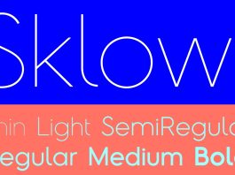 Sklow Font