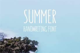 Summer Hellow - Natural Handwritten Font