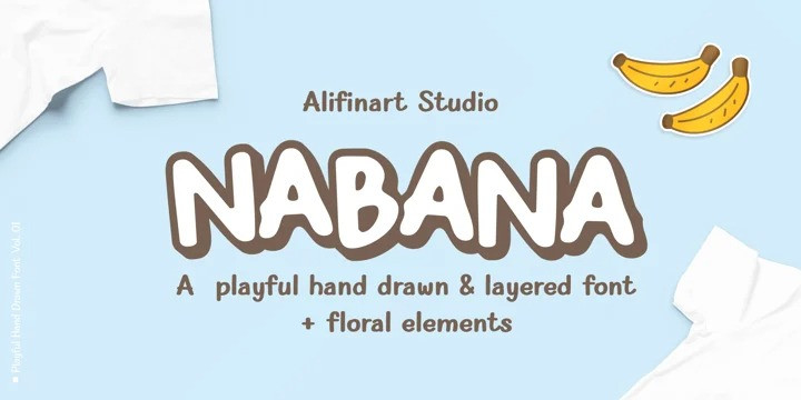 Nabana Display Font