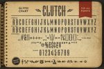 Clutch Family 4 Styles + Bonus Font