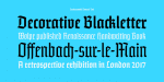 Sachsenwald Font