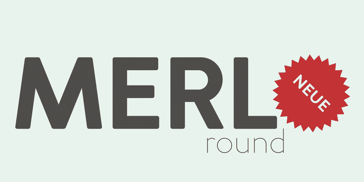 Merlo Neue Round Font Family