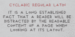 Cycladic Font