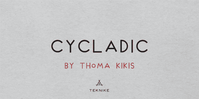 Cycladic Font