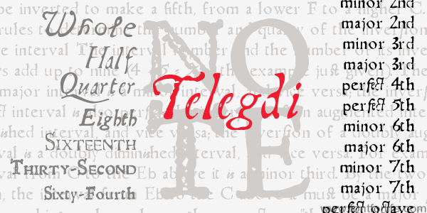 Telegdi Font