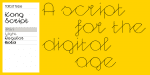 Kong Script Font