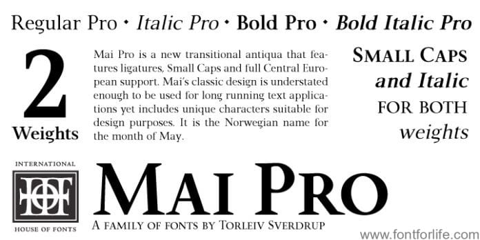 Mai font